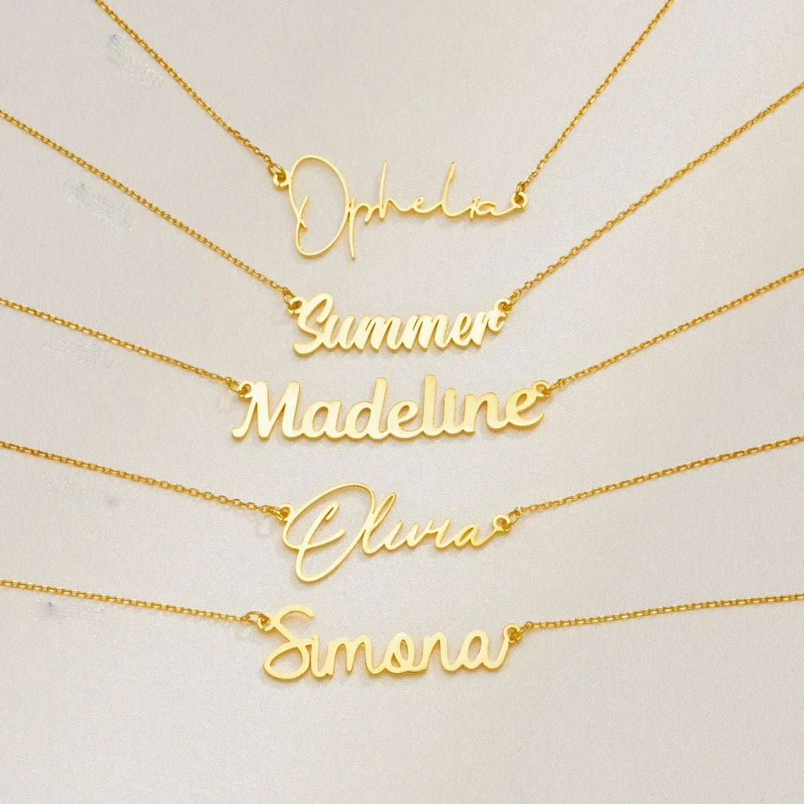 Lateefah Personalized Trendy Women Stainless Steel Pendant Custom Name Letter Necklace-1