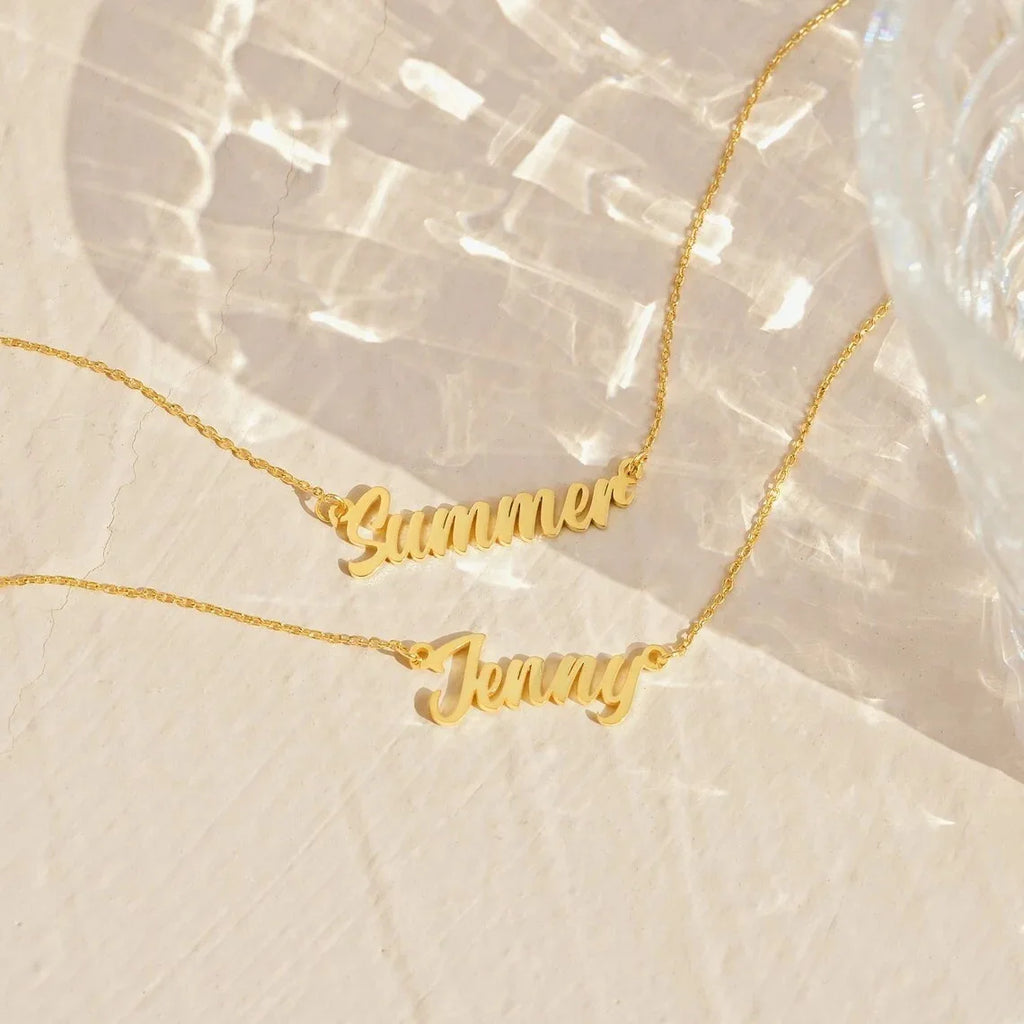Lateefah Personalized Trendy Women Stainless Steel Pendant Custom Name Letter Necklace-5